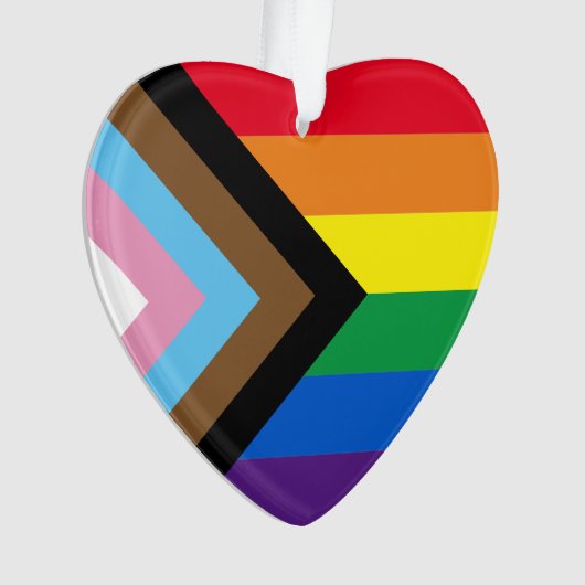 Inklusive Regenbogen Lgbtq Gay Pride Diversity Her Ornament (Vorderseite)