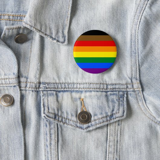 Inklusive Regenbogenflagge Geschlecht Diversity Pr Button (Beispiel)
