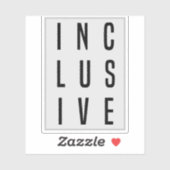 INKLUSIVE STICKER (Blatt)