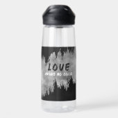 Inklusive Unity Liebes-Wasserflasche Trinkflasche (Rückseite)