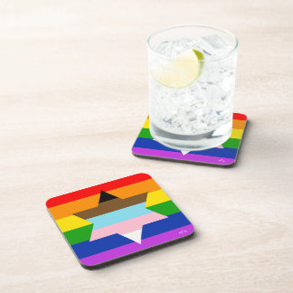 Inklusiver jüdischer Pride-Untersetzer Getränkeuntersetzer
