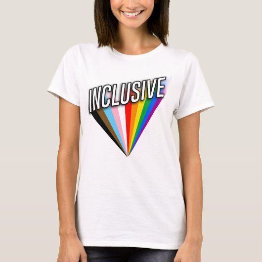 Inklusiver Pride Burst T-Shirt (Vorderseite)