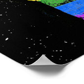 Inklusiver Progress Pride Fist Poster (Ecke)