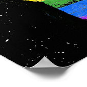 Inklusiver Progress Pride Fist Poster (Ecke)