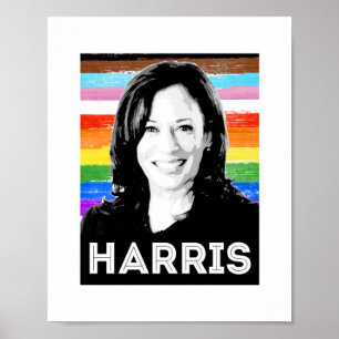 Inklusives Harris Pride Poster
