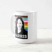 Inklusives Harris Pride Poster Kaffeetasse (Vorderseite Links)