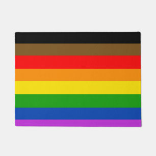 Inklusives LGBT-Pride-Flag Fußmatte