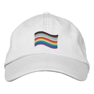 Inklusives LGBTQ+-Flag Bestickte Baseballkappe