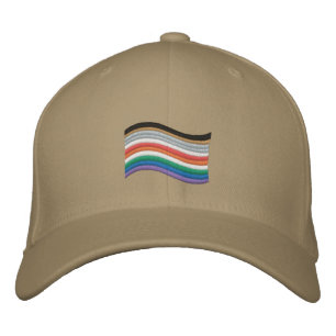 Inklusives Pride-Flag bestickt Baseball-Cap Bestickte Baseballkappe