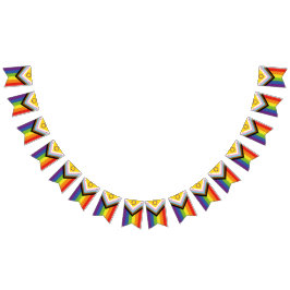 Inklusives progressives Flag-Bunting Wimpelkette