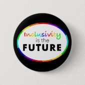 Inklusivität ist das KÜNFTIGE Bewusstsein für die Button (Vorderseite)