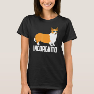 Inkognito Corgi Corgi Inkognito T-Shirt Corgi Bekl