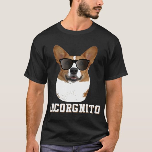 Inkognito Corgi Corgi T-Shirt (Vorderseite)