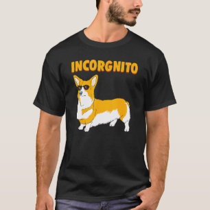 Inkognito Corgi Hund T-Shirt