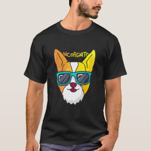 Inkognito Corgi Hund Wortspiel Haustier T-Shirt