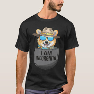 Inkognito Corgi in der Tasche Corgi-Geschenke für T-Shirt