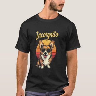 Inkognito Corgi Retro T-Shirt
