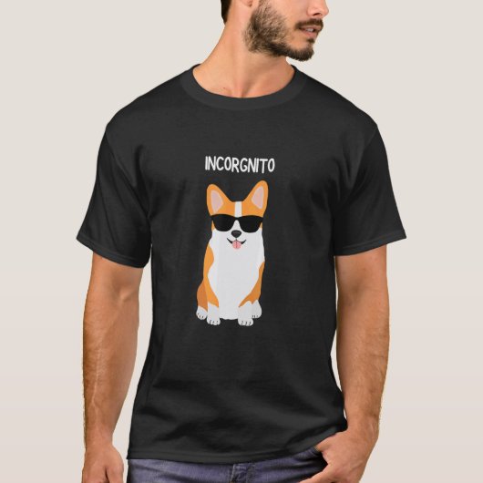 Inkognito Corgi T-Shirt (Vorderseite)