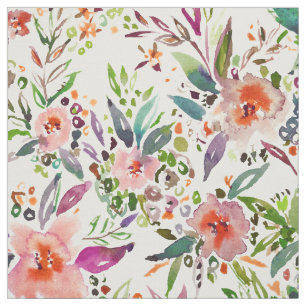 INKOGNITO INTROVERT tropisches buntes Blumen Stoff