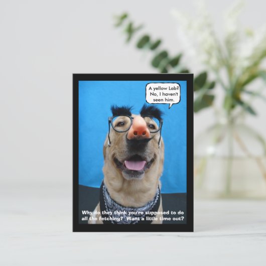 Inkognito Postkarte (Stehend Vorderseite)