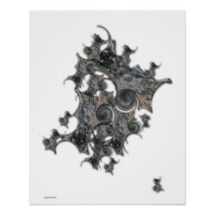 "Inkohärente Struktur", Glossy Poster