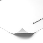 "Inkohärente Struktur", Glossy Poster (Ecke)