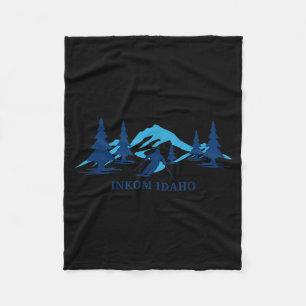 Inkom idaho Skigebiet Skifahren Skifahrer  Fleecedecke