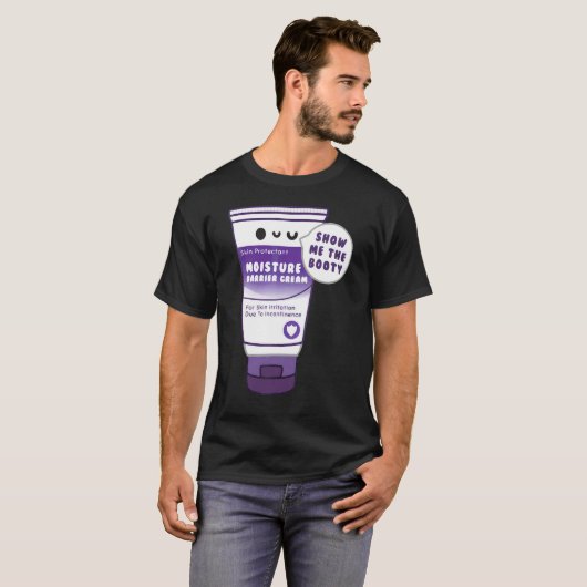 Inkontinenzcreme zeigt mir den Hintern Nurve T-Shirt (Vorne ganz)