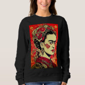 InkPunk-Symbol: Frida Kahlo Sweatshirt (Vorderseite)