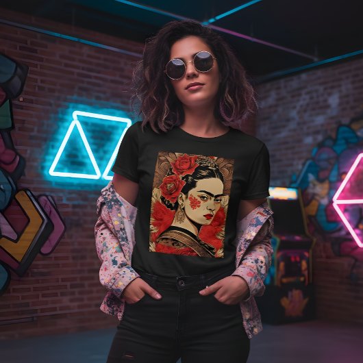 InkPunk-Symbol: Frida Kahlo T-Shirt