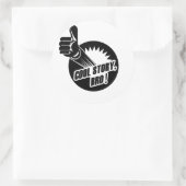 Inkredistance Cool Story Bro Runder Aufkleber (Tasche)