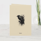 Inkstorm Crow Silence Before the Caw Karte (Rückseite)