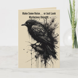 Inkstorm Crow Silence Before the Caw Karte
