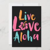Inktastische Live-Liebe Aloha 2 Women's Hawaii T - (Vorderseite)