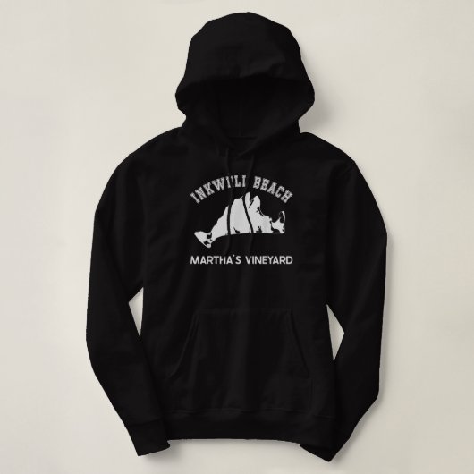 Inkwell Beach, Oak Bluffs, Martha's Vineyard, MA V Hoodie (Design vorne)