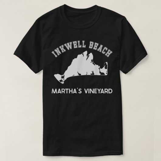 Inkwell Beach, Oak Bluffs, Martha's Vineyard, MA V T-Shirt (Design vorne)