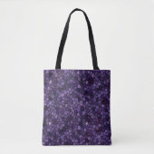 Inkwell Blue Cobbled Patchwork Terrazo Muster Tasche (Vorderseite)