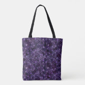 Inkwell Blue Cobbled Patchwork Terrazo Muster Tasche (Rückseite)
