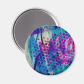 Inky Abstrakt Magnet (Vorderseite/Rückseite)