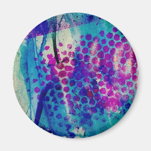 Inky Abstrakt Magnet (Vorne)