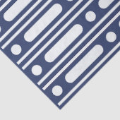 Inky Blue 1 Done Inlay Dot Border Decoupage Paper Seidenpapier (Ausschnitt)