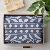 Inky Blue 1 Traditional Blue Bone Inlay Decoupage  Seidenpapier (Geschenk)