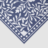Inky Blue 1 Traditional Bone Inlay Decoupage Paper Seidenpapier (Ausschnitt)