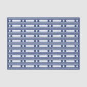 Inky Blue 2 Bone Inlay Dot Border Decoupage Seidenpapier (Vorderseite)