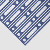 Inky Blue 2 Bone Inlay Dots Decoupage Seidenpapier (Detail)