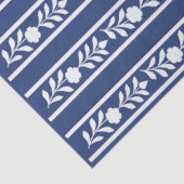 Inky Blue 2 Floral Bone Inlay Decoupage Seidenpapier (Ausschnitt)