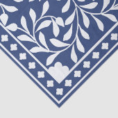 Inky Blue 2 Traditional Bone Inlay Decoupage Paper Seidenpapier (Detail)