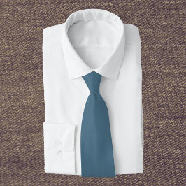 Inky Blue Solid Color Krawatte