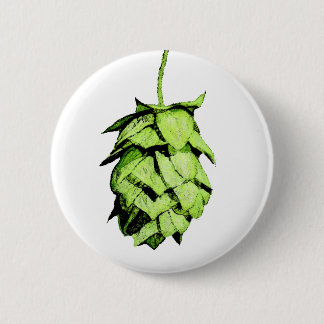Inky Hopfenillustration Button