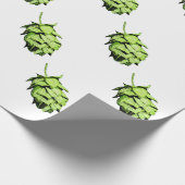 Inky Hopfenillustration für Bier-Liebhaber! Geschenkpapier (Ecke)